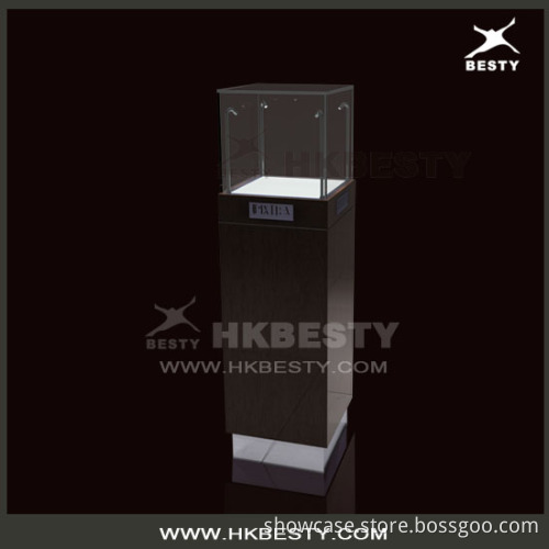 Tempered glass jewelry display stand
